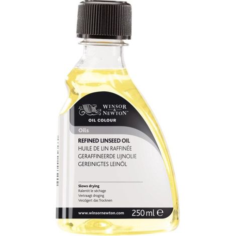 Winsor & Newton Huile de lin raffinée 250 ml (1/2)
