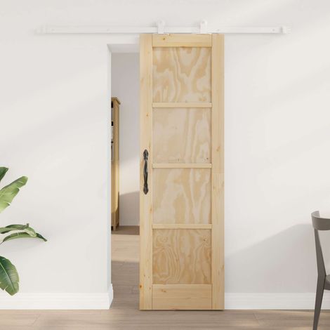 Puerta Corredera Natural y  61 x 198,5 cm