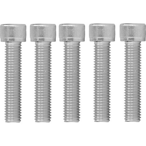 20 Vis à tête hexagonale creuse M12x1.75 A2-70 inox, filetage gros, 55mm, lot de 20