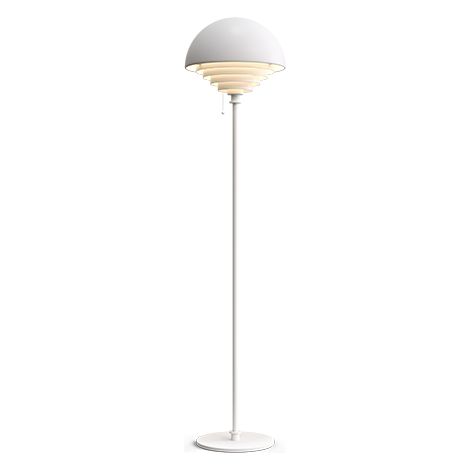 herstal Lampadaire Blanc, Abat-jour 1x E27
