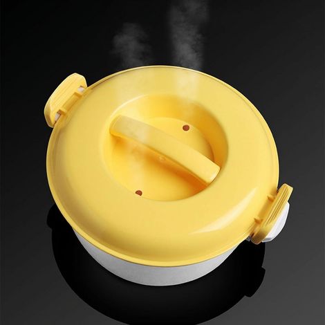 Cuiseur Riz Micro-ondes - 2000 ml - Compatible Four à Micro-ondes - Pour Riz Légumes et Plats Cuisinés - 1 Pièce (1/5)
