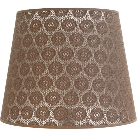 Lampenschirm für Stehlampe E27 aus Spitze Stoff WILLOW (1/4)