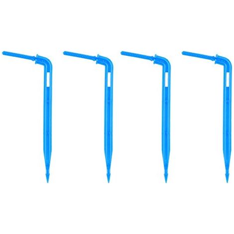 50 pcs Bend Arrow Dripper émetteur kit d'irrigation pour serre Jardin Fixations - (1/5)