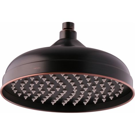 Douche Plafonnier Noir Rétro 25cm PaulGurkes