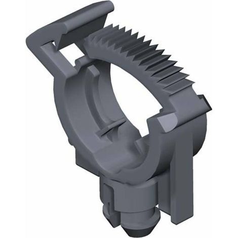 OBO Bettermann Décharge de traction pour boîtier d'appareils polyamide noir graphite RAL 9011, 7408650 (1/2)