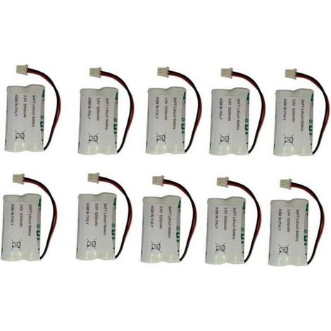 10 Batteria litio connettore compatibile allarme tecnox teknox - 2LS14500SX