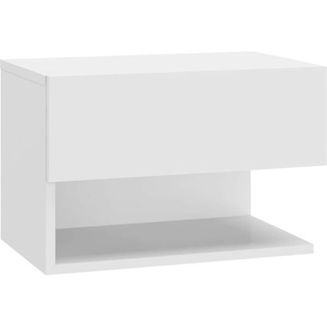 Maison Exclusive - Wand-Nachttisch Weiß (1/5)