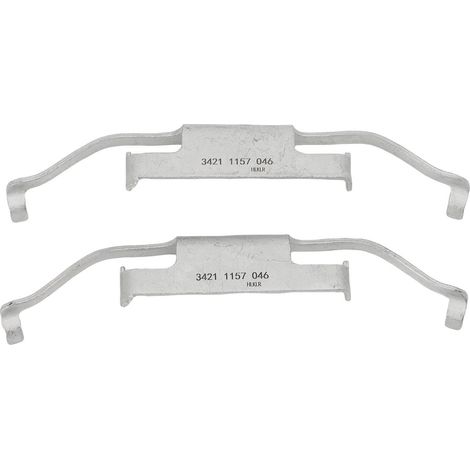 Retenedor de pastillas de freno traseras [E81/E82/E30/E87/E36/E46/E90/E93] - 2 clips de aleación metálica de alta resistencia - 34211157046 (1/5)