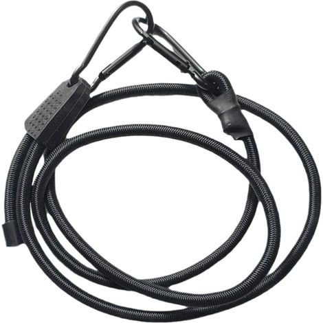 Cordons de fouet de camion Câbles de charge pour extérieur Sangles élastiques avec clips, sangle de fixation de trekking pour bagages, câble de bangee de carabineurs résistant aux chocs (1/5)