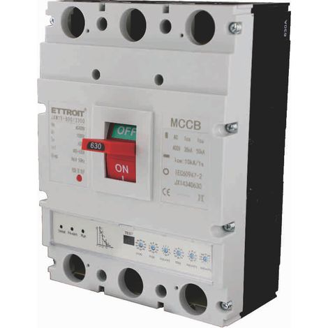 MCCB Interruttori Scatolati Magnetotermici Regolabile 3P 50kA Regolabile 400A-630A AC 400V IP20 IEC60947-2 (1/3)