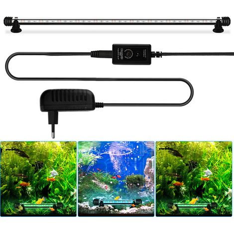 SWANEW La lampada del faretto RGB della tartaruga dell'acquario LED da 57 cm illumina i pesci d'acqua dolce (1/5)