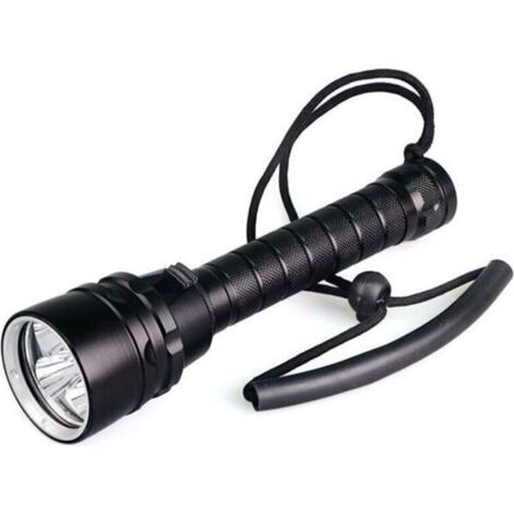 BigMac Cree L2 LED Plongée sous-Marine Lampe Torche 100M Submarine étanche Batterie Rechargeable Lumière et Chargeur Inclus (1/4)
