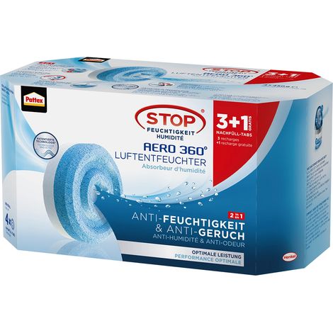 Pattex Nachfülltabs für Aero 360 Luftentfeuchter 4x450g