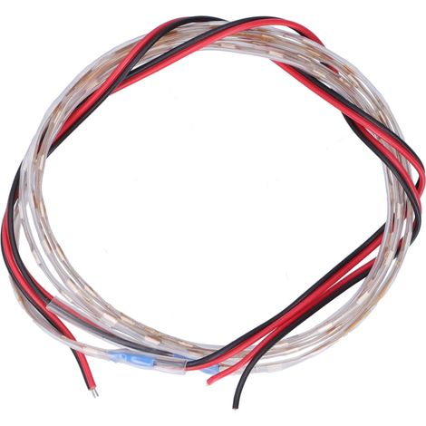 Bande LED de 90 cm, 90 LED, éclairage d'ambiance décoratif, 12 V, universelle pour voiture et moto, lumière bleue (1/5)