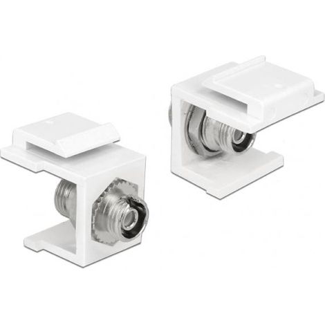 Modulo Keystone - DeLOCK - FC bianco - Ceramica-zirconio - Interno - Antipolvere