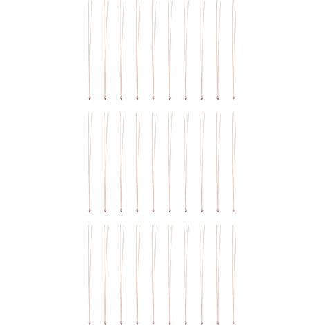 Thermistance NTC scellée en verre, 30 pièces, résistance thermique à une extrémité pour imprimante 3D, thermomètre MF51-103F-B3435-L65 10K B3435 (1/5)