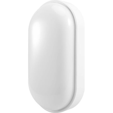 16-W-LED-Wandleuchte, feuchtigkeitsbeständig, IP65-zertifizierte ovale LED-Deckenleuchte, wasserdicht, AC 85–265 V, für Badezimmer, Garten, Hof und Außenbereich, 16 W