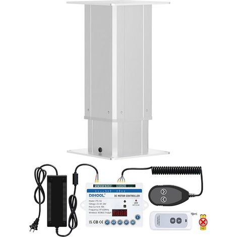 Mesa elevadora eléctrica capacidad 270 kg altura ajustable 420-720 mm marco telescópico control remoto control manual carrera 300 mm velocidad 5 mm/s Talleres Caravanas Oficinas (1/5)