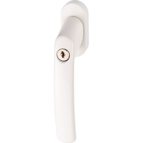 Maniglia finestra FG200 W AB208 alluminio bianco chiusa