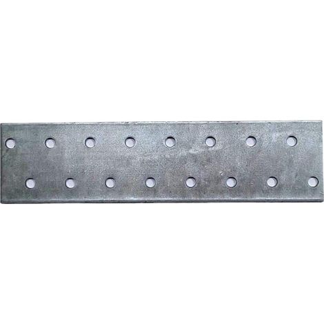 Piastra di giunzione dritta per legno in acciaio zincato a caldo di varie misure dimensione disponibile: mm 40 x 160 - 2 pz