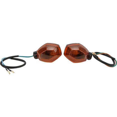 Clignotants moto avant arrière x2, feux indicateurs ambre compatibles Suzuki DL1000 650 V-Strom, remplacement clignoteurs jaunes (1/5)