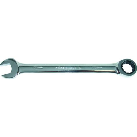 KS TOOLS Ringratschenschlüssel GEARplus gerade, CrV, 34mm (1/4)