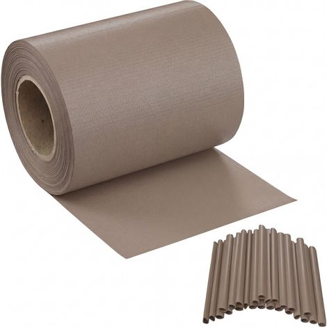 Striscia Banda Frangivista Fasce PVC Rotolo Schermo Privacy Recinzione Balcone Cancello - Tortora