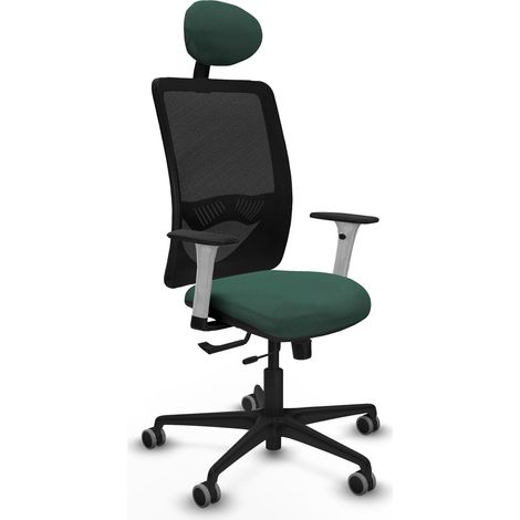 Silla de oficina piqueras y crespo Zulema blanco espuma alta densidad (1/2)