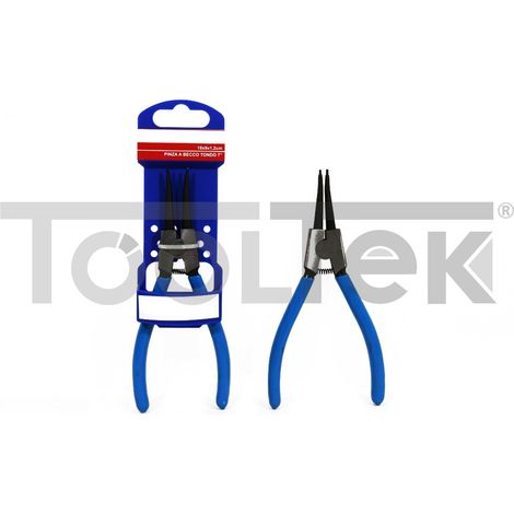 PINZA SEEGER PER ANELLI ELASTICI ESTERNI PUNTA DRITTA 175mm