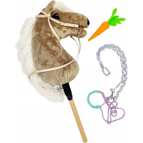 Set di cavalli a dondolo, regalo dell'ultimo minuto - beige (1/4)