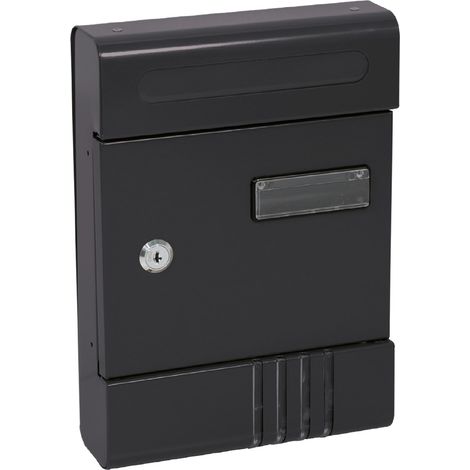 CASSETTA POSTALE 'JASMINE SMALL' cm 20,5x6,5x h 29 - color antracite - KASART