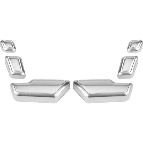 Garniture décorative pour siège de voiture, garniture d'autocollant décoratif pour bouton de siège de voiture avec bouton de réglage de la couverture pour C E GLK GL ML. (1/5)