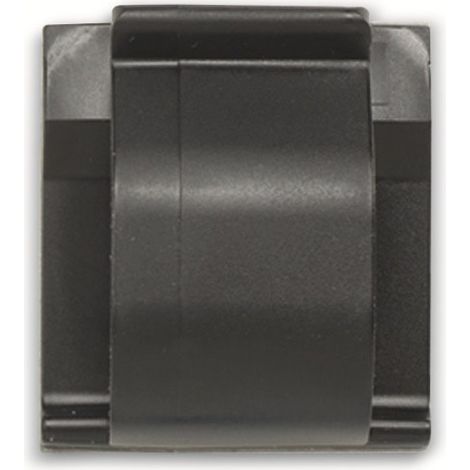 PANDUIT Kabelclip, ACC62-AT-C0, schwarz, selbstklebend, 15,70 mm