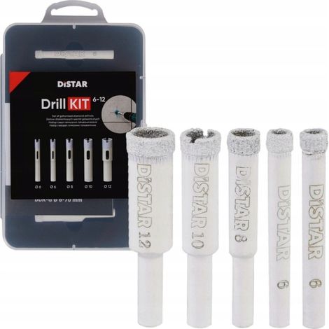 Set di seghe a tazza Distar Drillkit 6-12