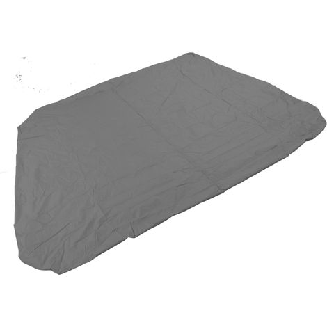 Couverture carrée imperméable pour spa, en polyester enduit argenté 190, résistante aux intempéries, pour baignoire balnéo, 207 x 207 x 30 cm / 81,5 x 81,5 x 11,8 pouces, grise (1/5)