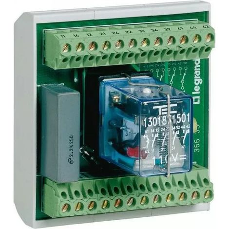 Legrand 036635 – Zentralisierungs- und Standard-Modul – 9 Eingänge, 24 oder 48 V/