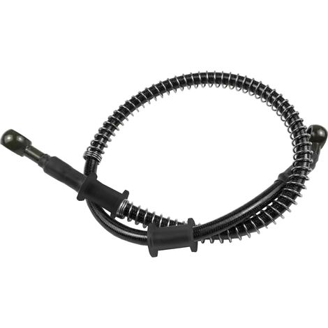 Noir 100cm Tuyau de Embrayage Frein de Moto Tuyau d'huile de Moto Hydraulique Tuyau d'Huile de Frein Motocross Durite Frein Tuyau Conduite de Frein avec Ressort (1/5)