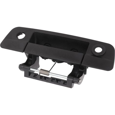 Poignée de hayon noire avec trou pour caméra, en acier ABS 68197873AA, de remplacement pour Ram 1500 et 2500 (1/5)