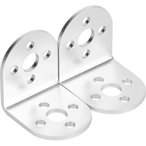 2 équerres en aluminium en forme de L pour pièces détachées Pitsco Tetrix Robotics