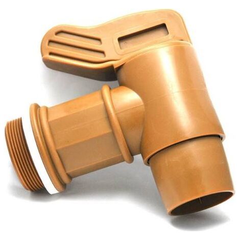 Robinet mâle 2'' BSP sortie Ø50mm couleur OR