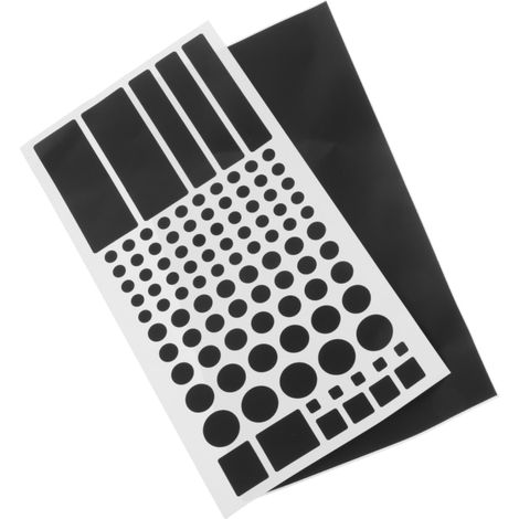 Autocollants bloquant la lumière LED, autocollants opaques, films adhésifs noirs opaques en PVC, feuilles de protection occultantes (1/5)