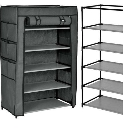 MONA Textilschuhschrank, Anthrazit