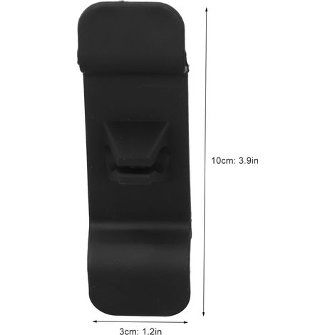 Ortviai 12 Pièces Enrouleurs de Câbles en Silicone Adhésif pour Appareils Cuisine – Noir, Gris, Blanc (1/4)