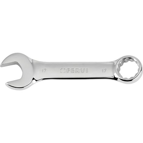 Cles mixtes courtes chromees miroir 19 mm 0196/19