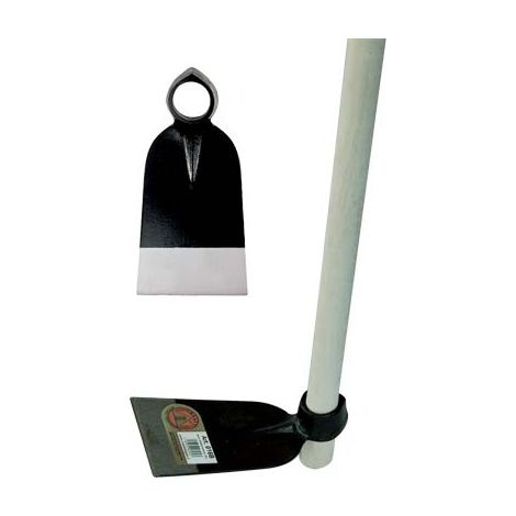 ZAPPA OCCHIO TONDO 016 + MANICO ORSATTI  ACCIAIO FORGIATO/FAGGIO GR 600 MM 105X155 H.CM 130