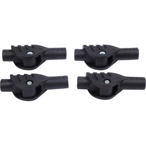 Connettori per la riparazione dei pali della tenda, confezione da 4, adatti per tubi con diametro interno di 11 mm, componenti in plastica per gazebo pieghevoli fai-da-te. (1/3)