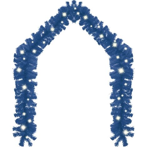 Guirlande de Noël avec lumières LED 5 m Bleu