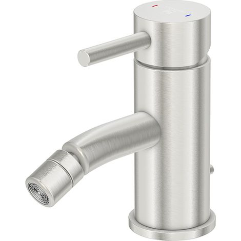 Steinberg 100 - Miscelatore per bidet, con sistema di scarico, nickel spazzolato 100 1300 BN (1/5)