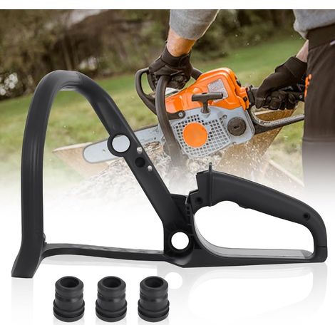 Cadre de Guidon Poignée Arrière avec 3 Tampons pour Stihl 017 018 MS170 MS80