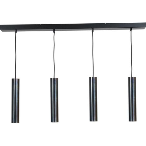Lampe suspendue pour table à manger Run Cylindres en bronze à 4 lumières - 2381-05-66-100-4 (1/3)